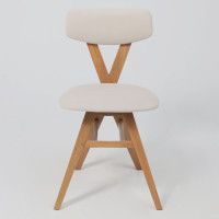 Стул ТВИСТ кремовый велюр Maxx 100/светлый дуб купить в Минске