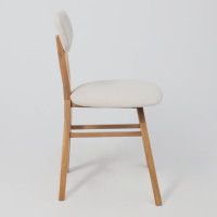 Стул ТВИСТ кремовый велюр Maxx 100/светлый дуб купить в Минске