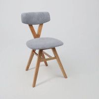 Стул ТВИСТ серый велюр Ripple 995/светлый дуб купить в Минске Стул ТВИСТ серый велюр Ripple 995/светлый дуб купить в Минске