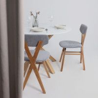 Стул ТВИСТ серый велюр Ripple 995/светлый дуб купить в Минске Стул ТВИСТ серый велюр Ripple 995/светлый дуб купить в Минске