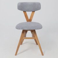 Стул ТВИСТ серый велюр Ripple 995/светлый дуб купить в Минске Стул ТВИСТ серый велюр Ripple 995/светлый дуб купить в Минске