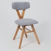 Стул ТВИСТ серый велюр Ripple 995/светлый дуб купить в Минске Стул ТВИСТ серый велюр Ripple 995/светлый дуб купить в Минске