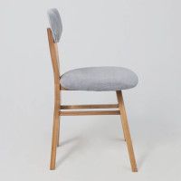 Стул ТВИСТ серый велюр Ripple 995/светлый дуб купить в Минске Стул ТВИСТ серый велюр Ripple 995/светлый дуб купить в Минске