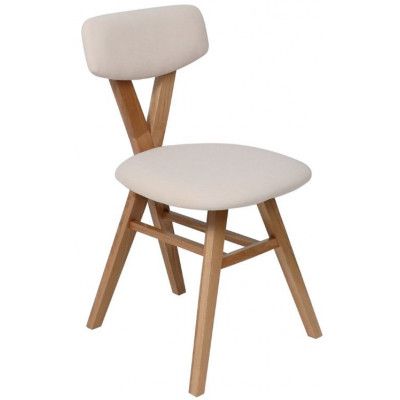 Стул ТВИСТ бежевый велюр Modus 01/светлый дуб купить в Минске