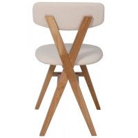 Стул ТВИСТ бежевый велюр Modus 01/светлый дуб купить в Минске