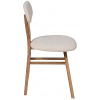 Стул ТВИСТ бежевый велюр Modus 01/светлый дуб купить в Минске