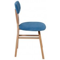 Стул ТВИСТ синий велюр Jazz 320/светлый дуб купить в Минске