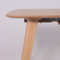 Стол обеденный ВИОЛЛ (105-165)*700 светлый бук без тонировки / светлый бук купить в Минске