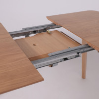 Стол обеденный ВИОЛЛ (105-165)*700 светлый бук без тонировки / светлый бук купить в Минске