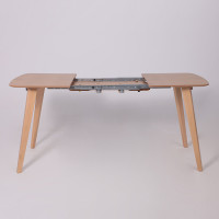 Стол обеденный ВИОЛЛ (105-165)*700 светлый бук без тонировки / светлый бук купить в Минске