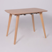 Стол обеденный ВИОЛЛ (105-165)*700 светлый бук без тонировки / светлый бук купить в Минске