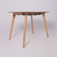 Стол обеденный ВИОЛЛ (105-165)*700 светлый бук без тонировки / светлый бук купить в Минске