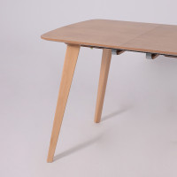 Стол обеденный ВИОЛЛ (105-165)*700 светлый бук без тонировки / светлый бук купить в Минске