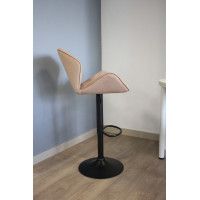 Стул барный BERLIN (Берлин) GB Seven 731 бежевый велюр/черный купить в Минске Стул барный BERLIN (Берлин) GB Seven 731 бежевый велюр/черный купить в Минске