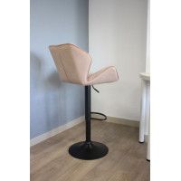 Стул барный BERLIN (Берлин) GB Seven 731 бежевый велюр/черный купить в Минске Стул барный BERLIN (Берлин) GB Seven 731 бежевый велюр/черный купить в Минске