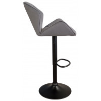 Стул барный BERLIN GB (Берлин) Kiton 725 темно-серый велюр/черный купить в Минске Стул барный BERLIN GB (Берлин) Kiton 725 темно-серый велюр/черный купить в Минске