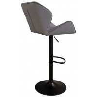 Стул барный BERLIN GB (Берлин) Kiton 725 темно-серый велюр/черный купить в Минске Стул барный BERLIN GB (Берлин) Kiton 725 темно-серый велюр/черный купить в Минске