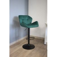 Стул барный BERLIN (Берлин) GB Seven 626 зеленый велюр/черный купить в Минске Стул барный BERLIN (Берлин) GB Seven 626 зеленый велюр/черный купить в Минске