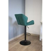 Стул барный BERLIN (Берлин) GB Seven 626 зеленый велюр/черный купить в Минске Стул барный BERLIN (Берлин) GB Seven 626 зеленый велюр/черный купить в Минске