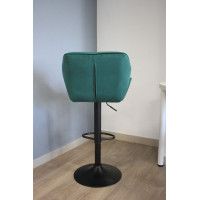 Стул барный BERLIN (Берлин) GB Seven 626 зеленый велюр/черный купить в Минске Стул барный BERLIN (Берлин) GB Seven 626 зеленый велюр/черный купить в Минске