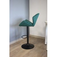 Стул барный BERLIN (Берлин) GB Seven 626 зеленый велюр/черный купить в Минске Стул барный BERLIN (Берлин) GB Seven 626 зеленый велюр/черный купить в Минске