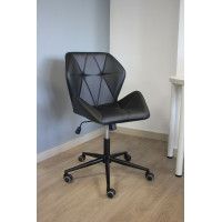 Кресло Berlin (Берлин) GL экокожа черный/хром купить в Минске