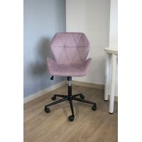 Кресло Berlin (Берлин) GL велюр пыльная роза/хром купить в Минске