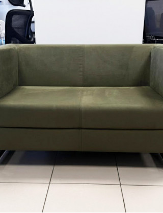 Офисный диван Duna (Дюна) Двухместный зеленый купить в Минске