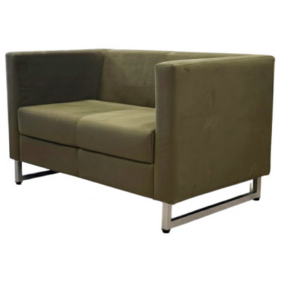 Офисный диван Duna (Дюна) Двухместный зеленый купить в Минске