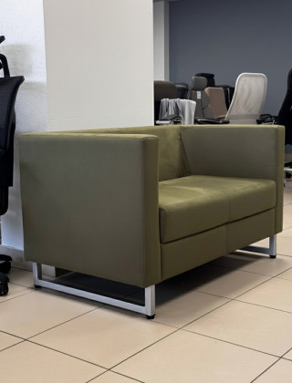 Офисный диван Duna (Дюна) Двухместный зеленый купить в Минске