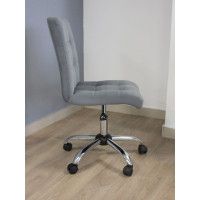 Кресло Fiji (Роза квадрат) серый/хром купить в Минске