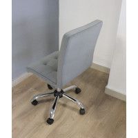 Кресло Fiji (Роза квадрат) серый/хром купить в Минске