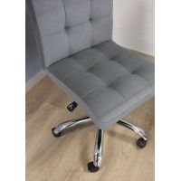 Кресло Fiji (Роза квадрат) серый/хром купить в Минске