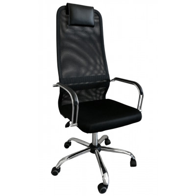 Кресло Ирис (Iris) Лайт сетка черный/хром Кресло Ирис (Iris) Лайт сетка черный/хром