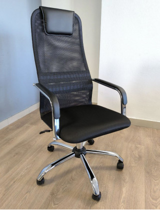 Креслo KS 508 CH ткань/сетка черный купить в Минске