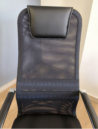 Креслo KS 508 CH ткань/сетка черный купить в Минске