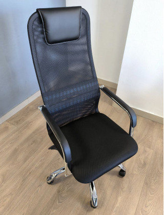 Креслo KS 508 CH ткань/сетка черный купить в Минске