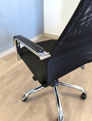 Креслo KS 508 CH ткань/сетка черный купить в Минске