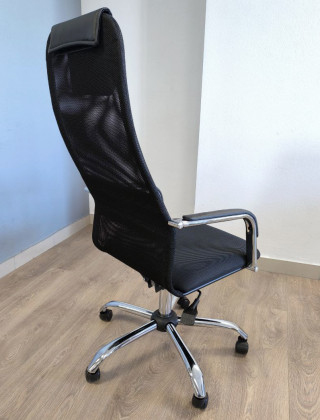 Креслo KS 508 CH ткань/сетка черный купить в Минске