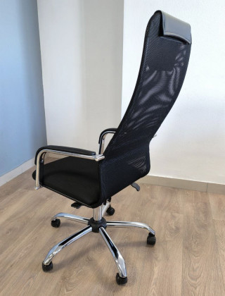 Креслo KS 508 CH ткань/сетка черный купить в Минске