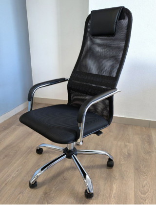 Креслo KS 508 CH ткань/сетка черный купить в Минске