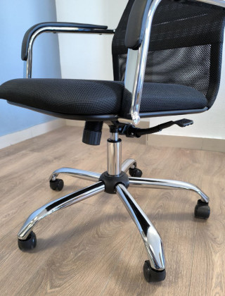 Креслo KS 508 CH ткань/сетка черный купить в Минске