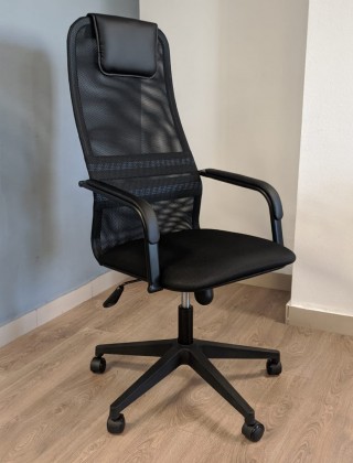 Креслo KS 508 BLACK PL ткань/сетка черный купить в Минске