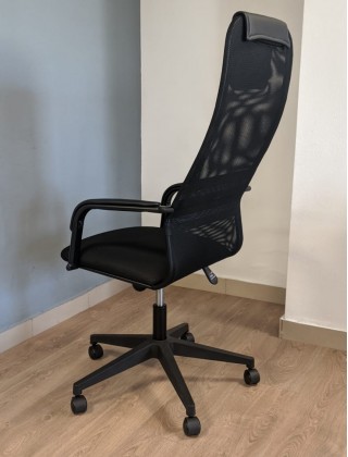 Креслo KS 508 BLACK PL ткань/сетка черный купить в Минске