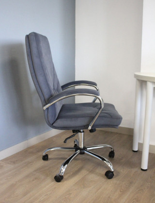 Кресло Manager (Менеджер) ткань/основание хром купить в Минске