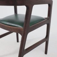 Стул ВАРДО КОМФОРТ ПЛЮС нат. кожа зеленый/дуб натуральный/покрытие рич купить в Минске