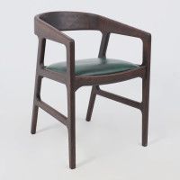 Стул ВАРДО КОМФОРТ ПЛЮС нат. кожа зеленый/дуб натуральный/покрытие рич купить в Минске