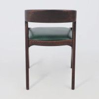 Стул ВАРДО КОМФОРТ ПЛЮС нат. кожа зеленый/дуб натуральный/покрытие рич купить в Минске