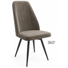 Стул поворотный Leonard M-R1 360 b05 latte lux/черный