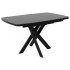 Стол раздвижной LEONEL-130 130(165)*85 STONE BLACK ST CER/черный